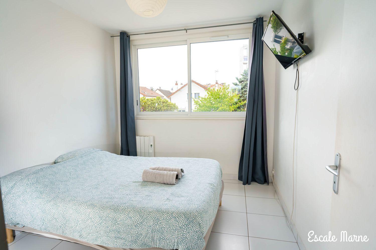 Escale-Marne Fr - 102 - Free Parking - Free Luggage Storage - All Equipped - Linen Included - Washing Machine - 10Mn Walk Metro 8 - Rer A - Panoramic View - From 1 To 4 Guests Maisons-Alfort Extérieur photo