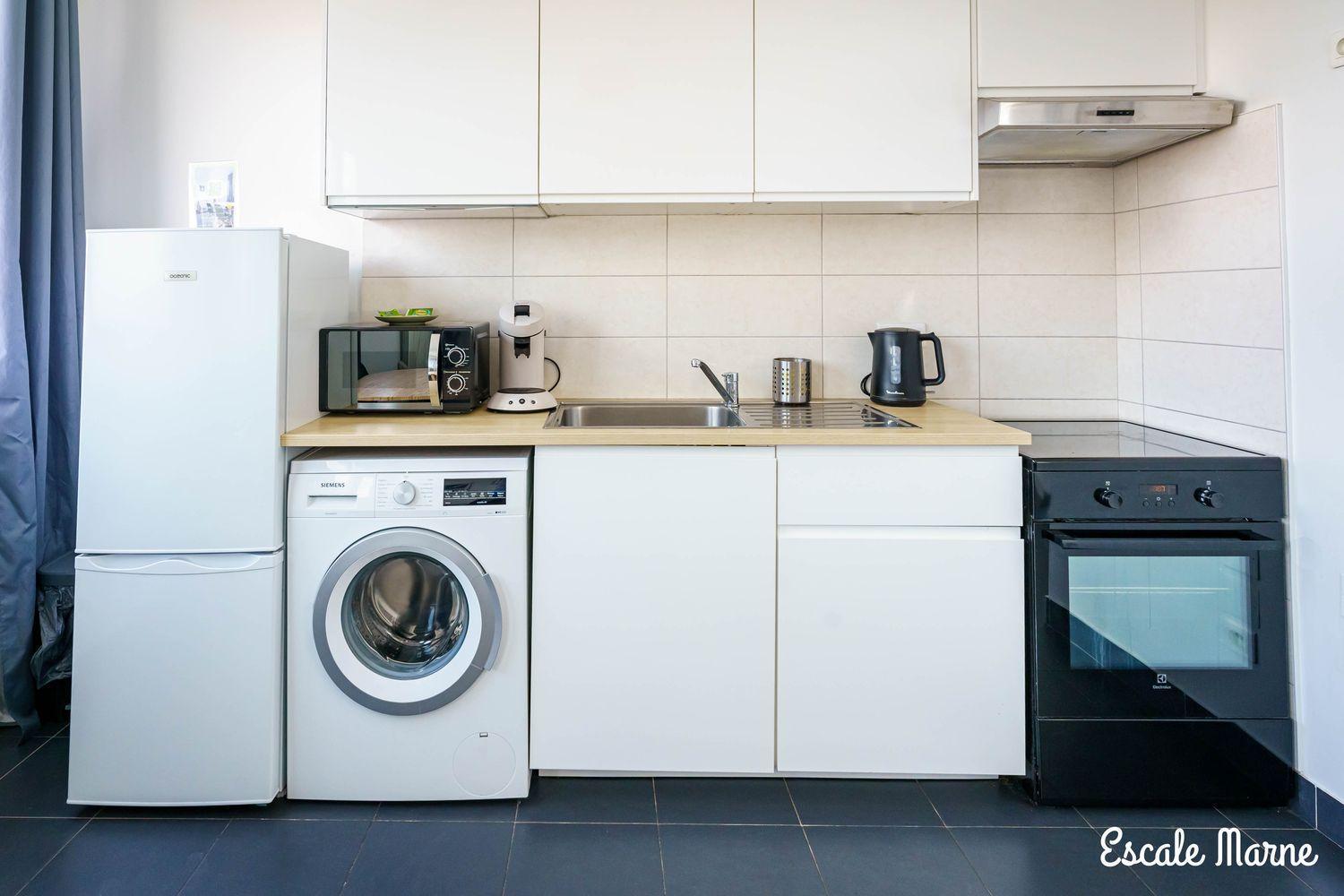 Escale-Marne Fr - 102 - Free Parking - Free Luggage Storage - All Equipped - Linen Included - Washing Machine - 10Mn Walk Metro 8 - Rer A - Panoramic View - From 1 To 4 Guests Maisons-Alfort Extérieur photo